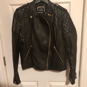 Juicy Couture Leather Jacket Size XL